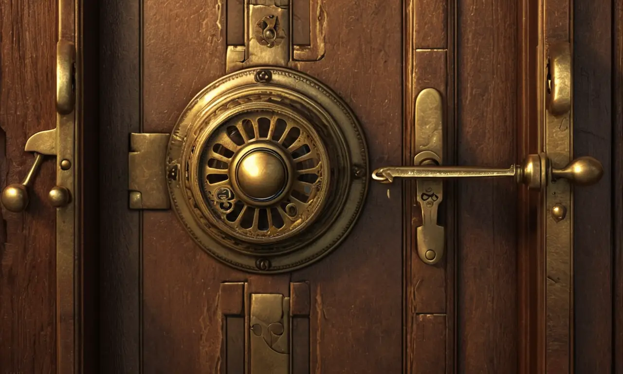 El cerrajero abrió la puerta con maestría