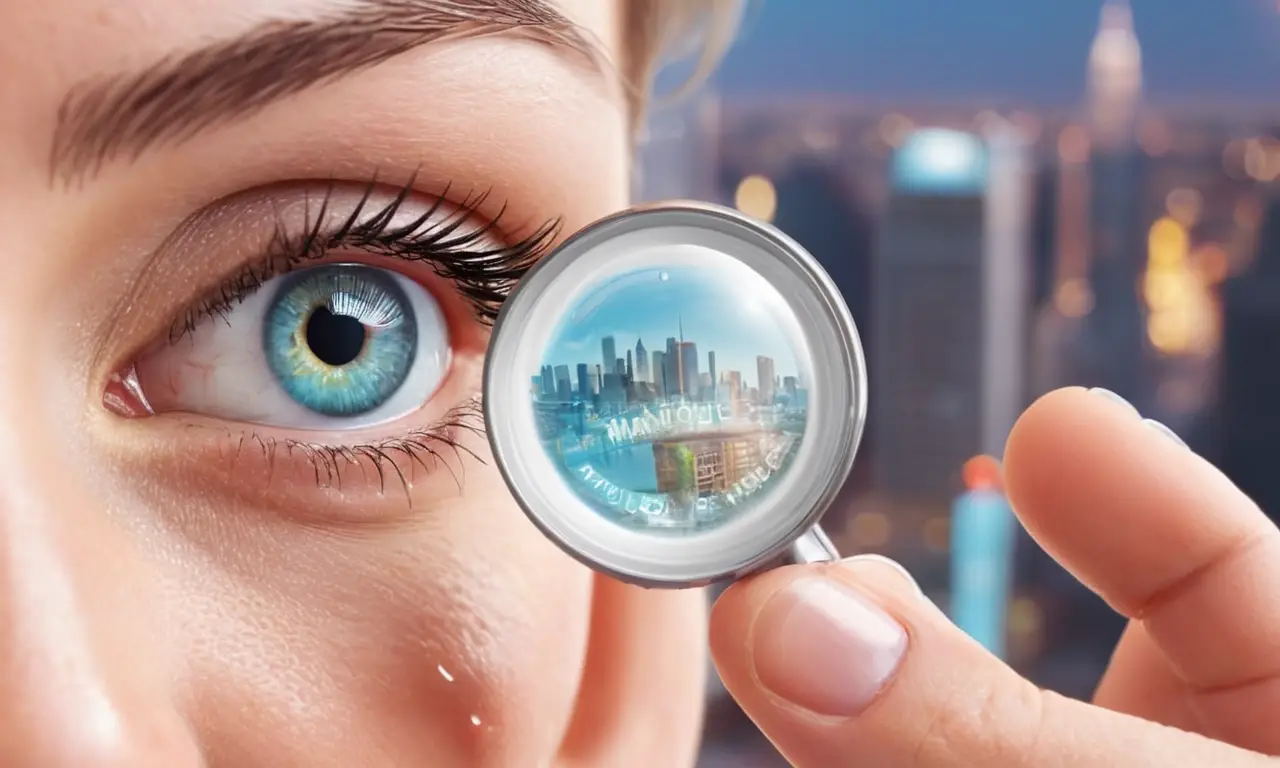 Visión clara y detalles nítidos en lentes de contacto
