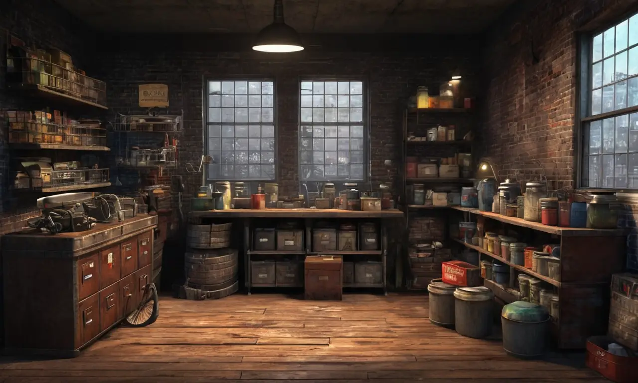 Un taller antiguo y olvidado