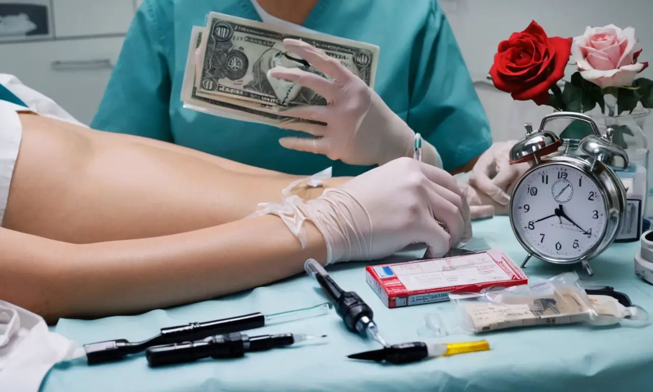 Un estudio de tatuajes con un toque médico