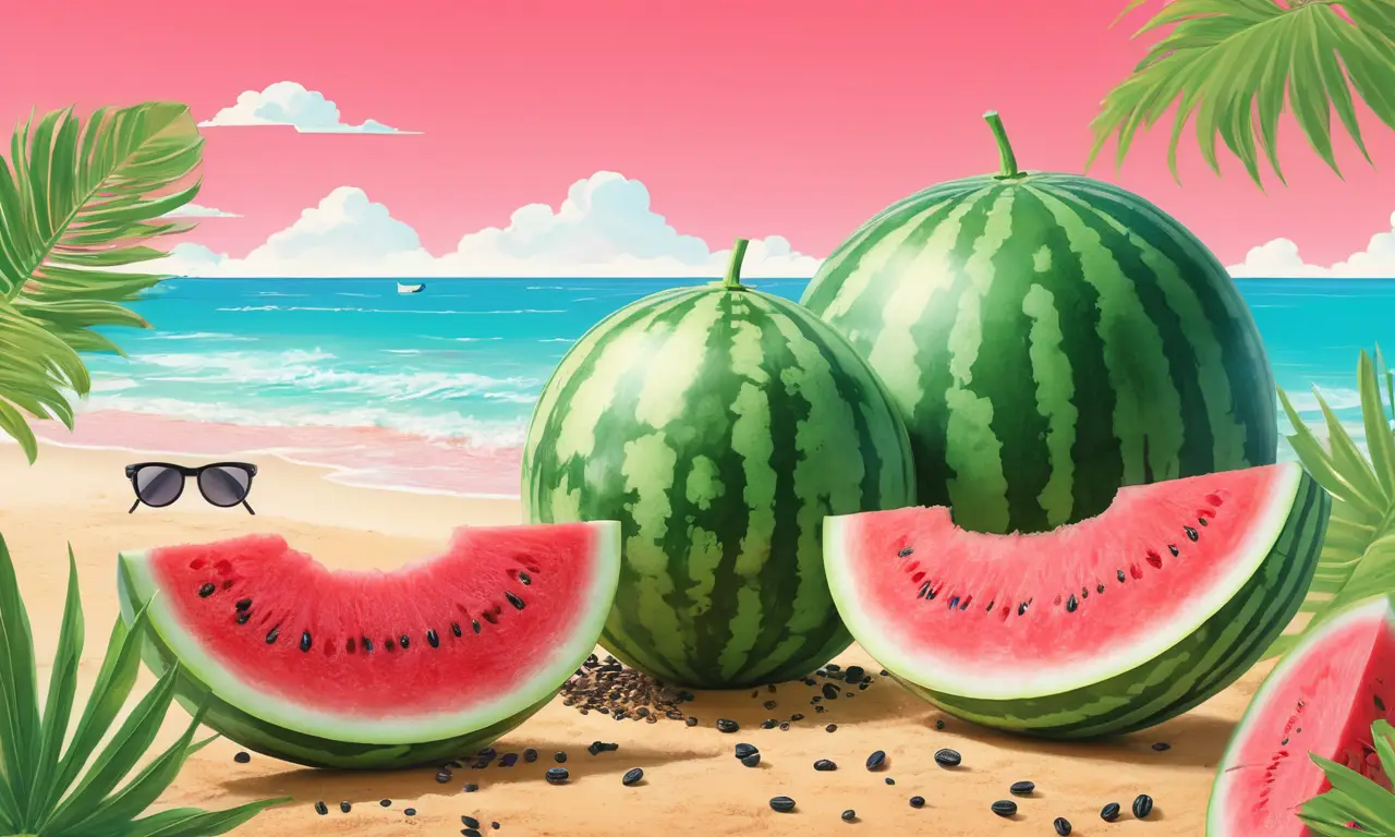 Un festín de sandía jugoso y divertido para un verano tropical. ☀️