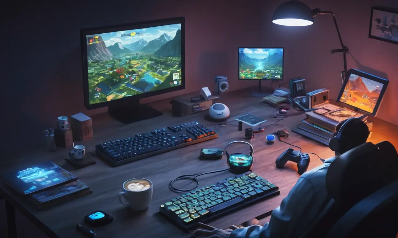 Un ambiente de juego y estudio