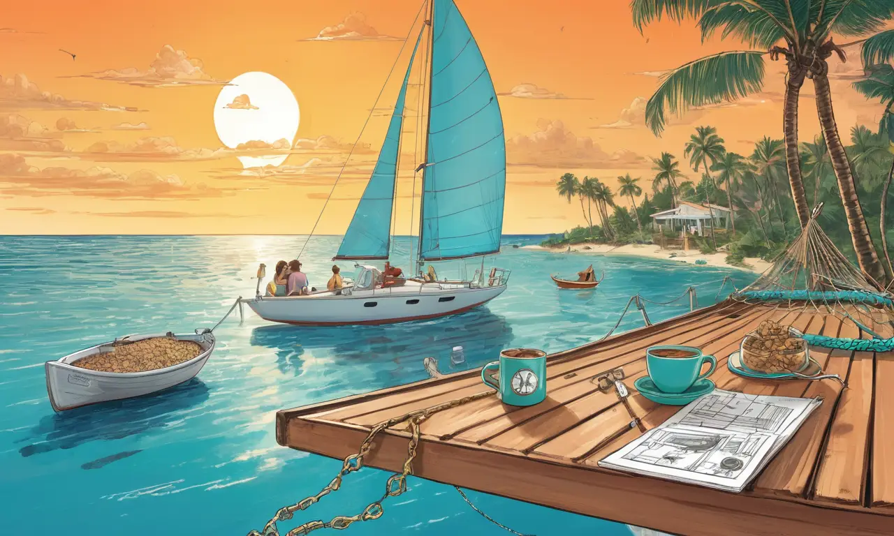Un viaje romántico y relajante en un velero