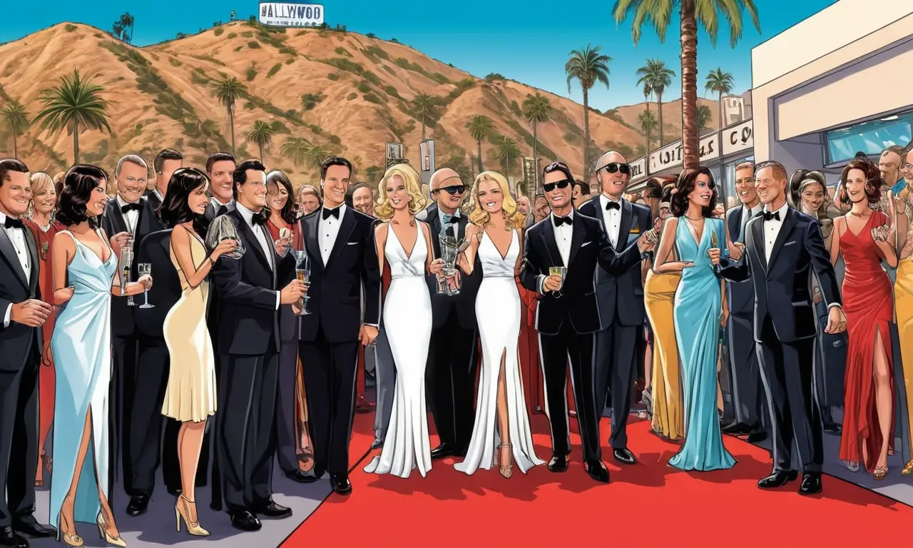 Una noche de glamour y estrellas en Hollywood