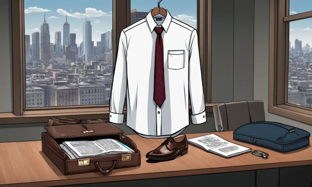 Un ejecutivo listo para el trabajo