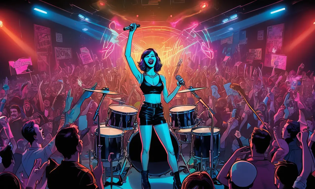 La energía vibrante de un concierto