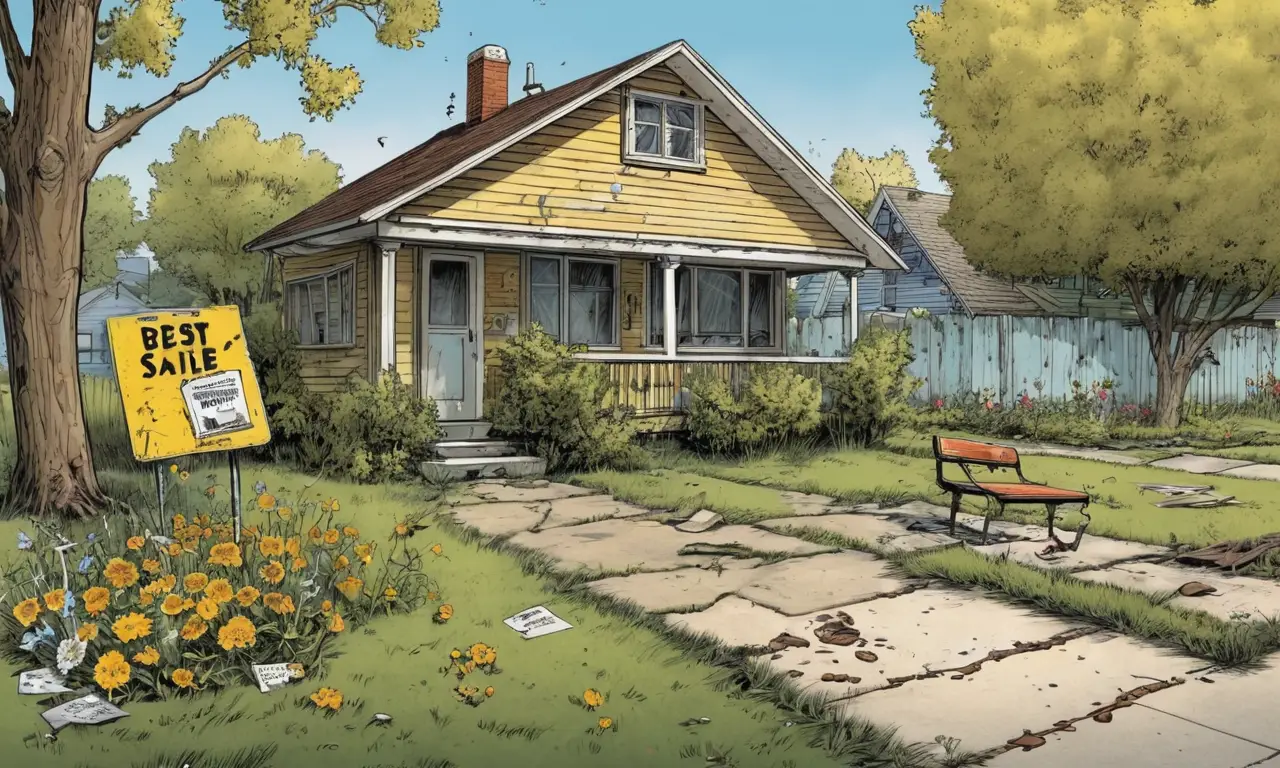 Una casa abandonada y olvidada