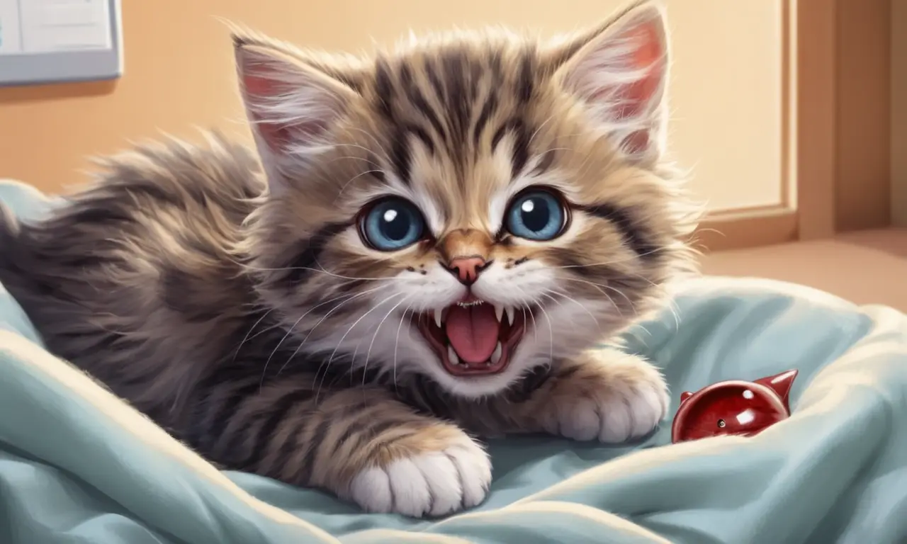 Un gatito herido encontró cuidado y amor