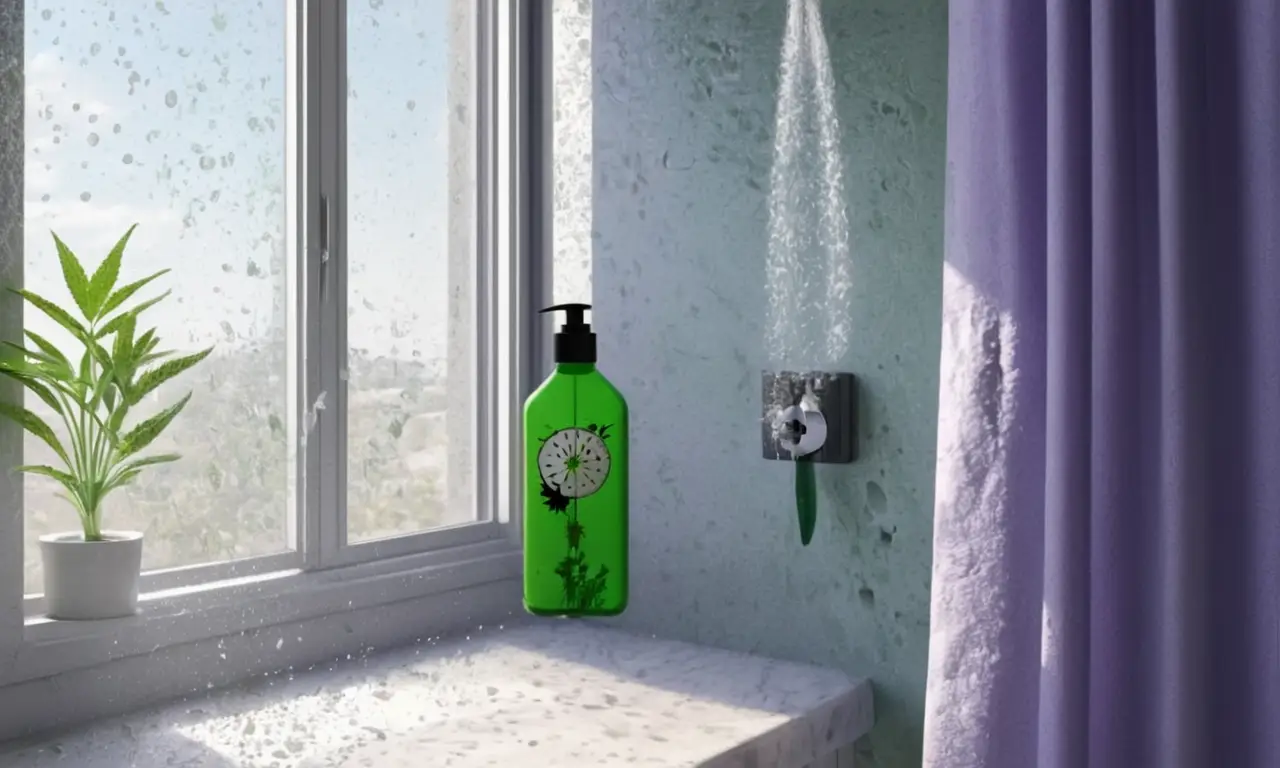 Un baño húmedo y con aroma a lavanda