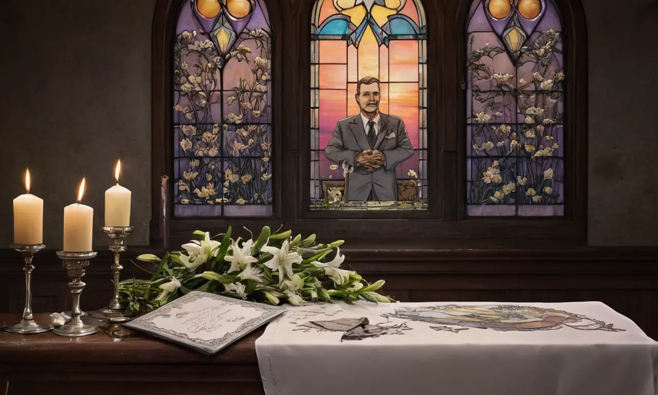 Un funeral conmovedor