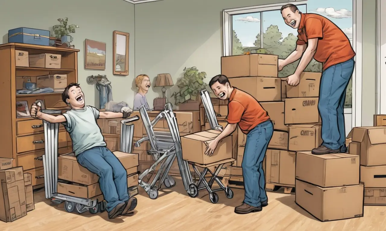 Una mudanza llena de trabajo y alegría