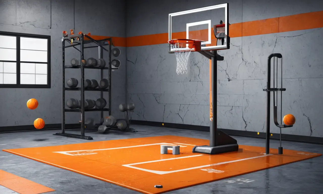 Un gimnasio bullicioso con equipos y un ambiente de entrenamiento intenso