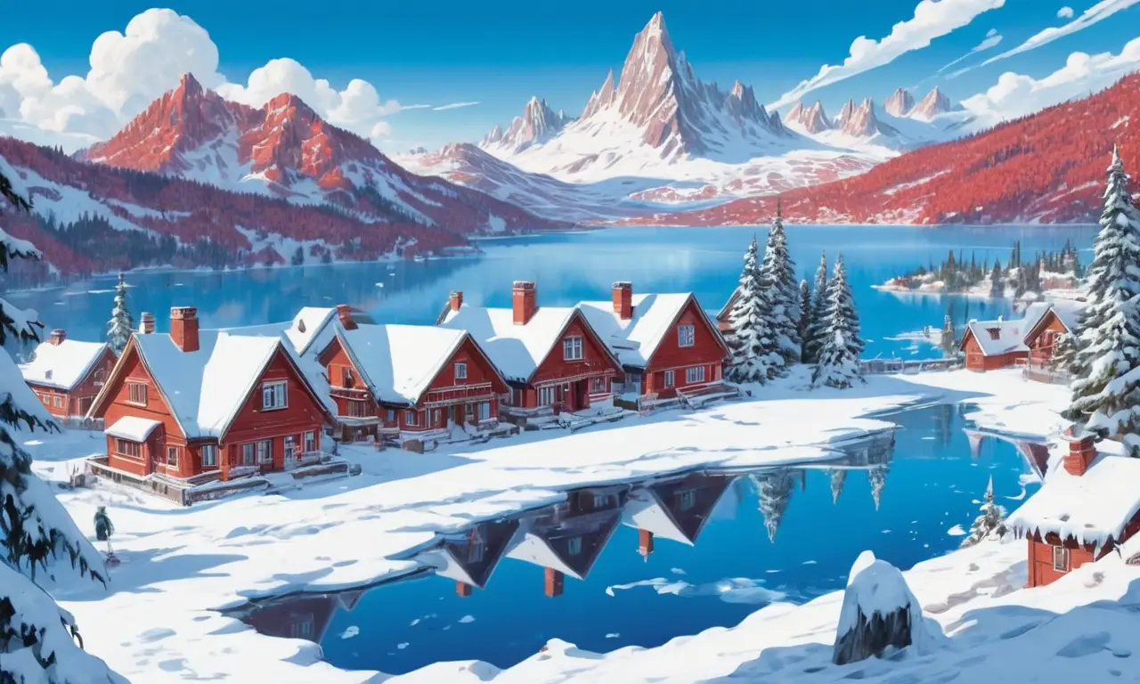 Un paisaje invernal de belleza y peligro