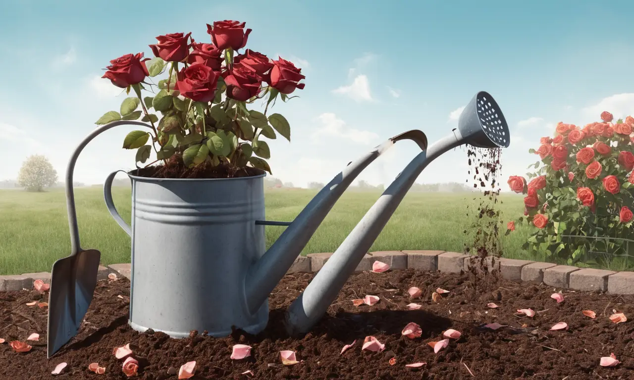 Un jardín floreciente necesita cuidado y atención
