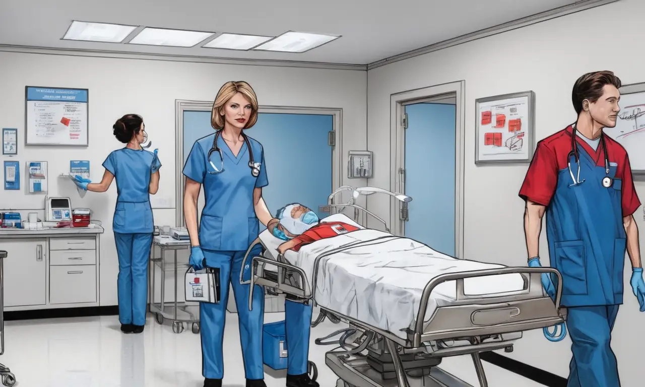 Un ambiente hospitalario de urgencia