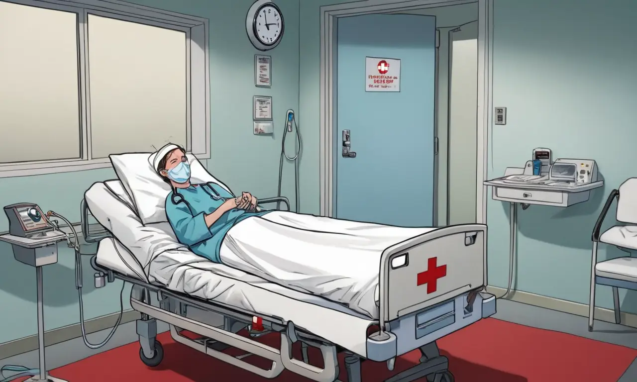 Un ambiente hospitalario cargado de ansiedad