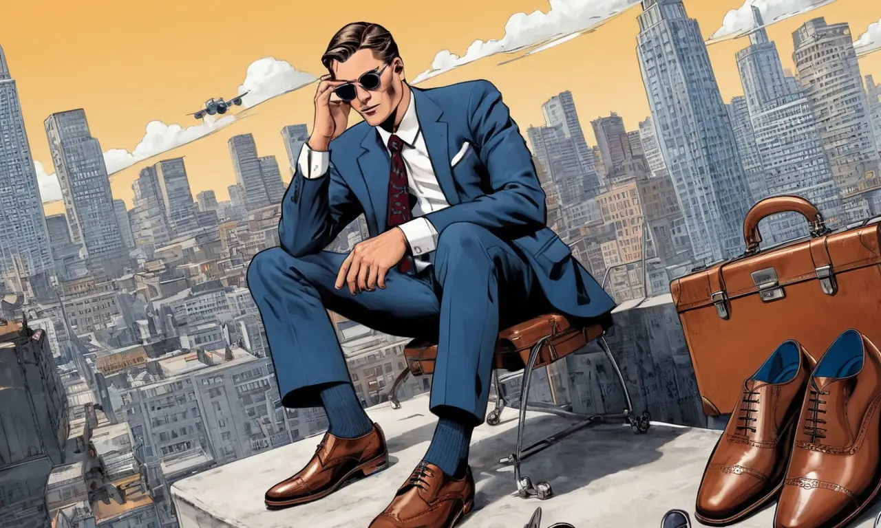 Un hombre elegante y sofisticado