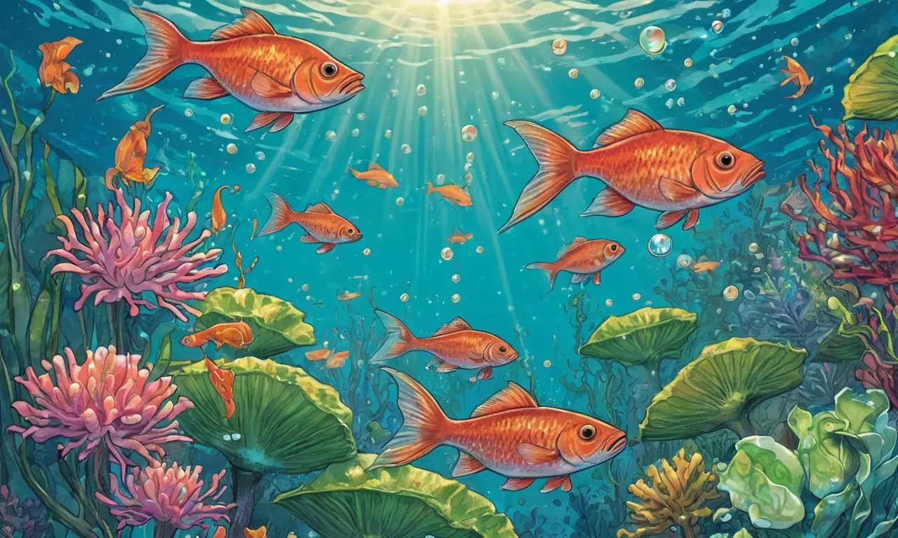 Un arrecife de coral vibrante y lleno de vida