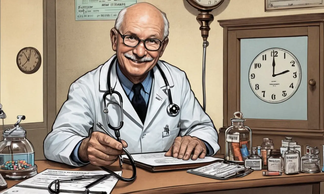 Un consultorio médico clásico evoca la atención médica tradicional