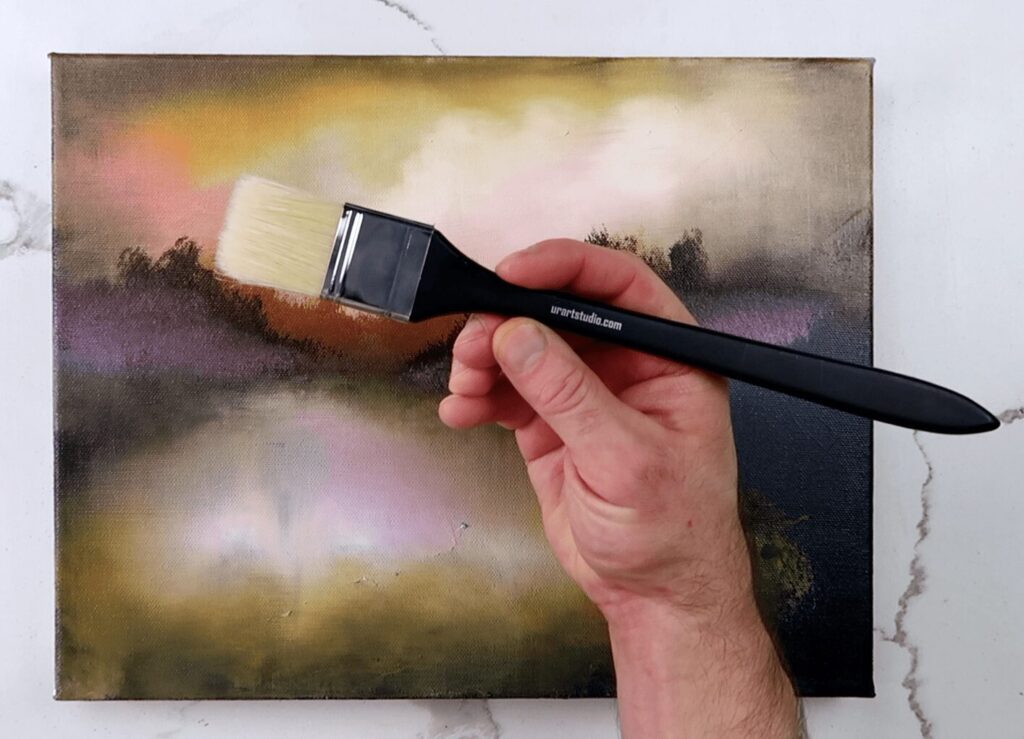Use Wet Paintbrushes for Unique Art Effects